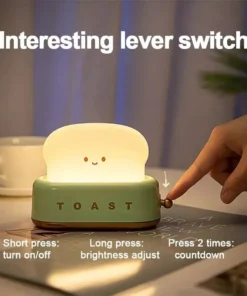 Charming Toaster Cartoon LED Night Light
