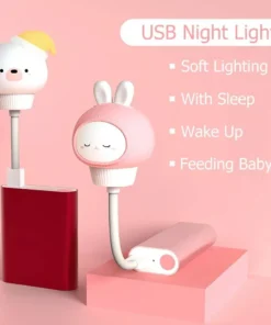 Adjustable Brightness Cartoon Night Light with Remote