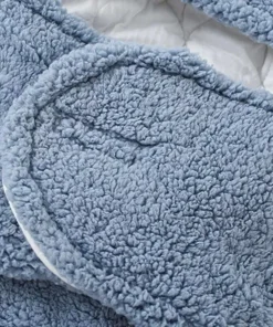 Cozy Cotton Baby Swaddle Sleeping Bag for Autumn & Winter – Thickened, Anti-Jump Quilt
