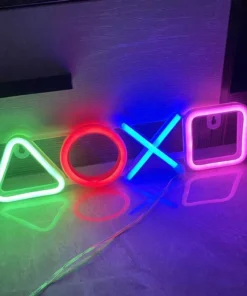 USB-Powered Neon Gaming Icon Light