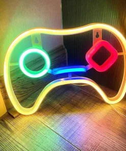 USB-Powered Neon Gaming Icon Light