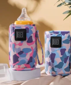 USB-Enabled Baby Bottle Warmer Bag: Travel & Stroller Insulated Thermal Pouch