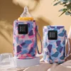 USB-Enabled Baby Bottle Warmer Bag: Travel & Stroller Insulated Thermal Pouch