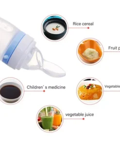 Dolphin-Themed Baby Feeding Spoon with Cereal Dispenser