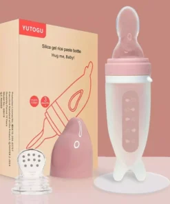 Dolphin-Themed Baby Feeding Spoon with Cereal Dispenser