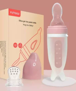 Dolphin-Themed Baby Feeding Spoon with Cereal Dispenser