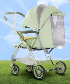Bi-directional High Landscape Baby Stroller – Lightweight and Foldable
