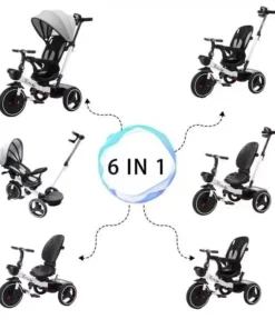 UBRAVOO 6-in-1 Baby Stroller Tricycle Bike – The Ultimate Ride for Your Growing Child