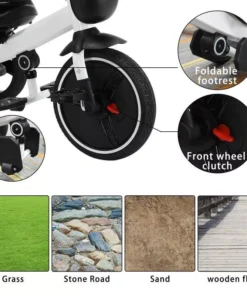 UBRAVOO 6-in-1 Baby Stroller Tricycle Bike – The Ultimate Ride for Your Growing Child