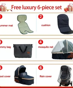 Versatile 3-in-1 Infant to Toddler Stroller