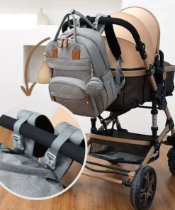 Multifunctional Diaper Bag Backpack with Changing Station – Waterproof, Spacious, and Versatile for Modern Parents