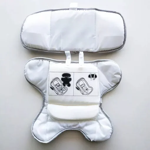 Universal Stroller Cushion Protector with Storage Bag, Mat, and Rain Cover