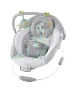 Deluxe Soothing Bouncer: Vibrating Plush Seat & Music Bed Chaise with 8 Melodies