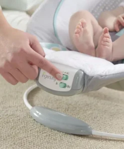 Deluxe Soothing Bouncer: Vibrating Plush Seat & Music Bed Chaise with 8 Melodies