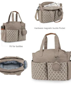 Large-Capacity Multi-Functional Diaper Backpack