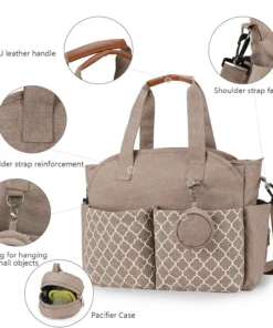 Large-Capacity Multi-Functional Diaper Backpack