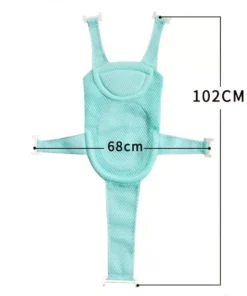 Newborn Adjustable Cross-Shaped Anti-Slip Bath Cushion