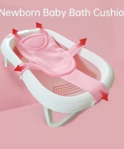 Newborn Adjustable Cross-Shaped Anti-Slip Bath Cushion
