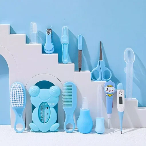 Comprehensive 13-Piece Baby Health and Grooming Kit – Essential Newborn Care Set