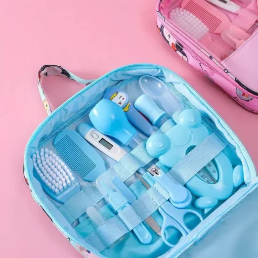 Comprehensive 13-Piece Baby Health and Grooming Kit – Essential Newborn Care Set
