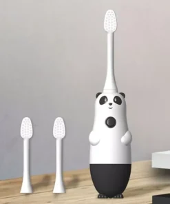 Kid-Friendly Panda Electric Toothbrush: Sonic Vibrations for Gentle Whitening and Deep Cleaning