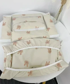 Portable Baby Dining Chair Cushion with Non-Slip Design and Animal Motifs