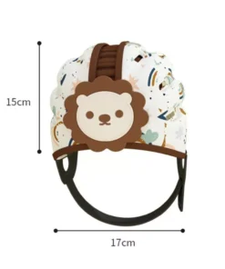 Toddler Safety Helmet: Cartoon Animal Bumper Cap with Breathable Padding