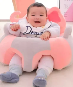 Plush Baby Support Seat: Comfortable Learning-to-Sit Chair