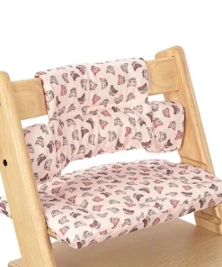 Washable High Chair With a Cushion & Baby Meal Support Pad
