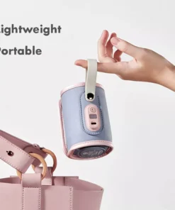 Portable USB Milk & Water Bottle Warmer with Adjustable Thermostat