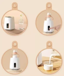 Intelligent Electric Milk Powder Mixer with Night Light & Multigear Adjustments