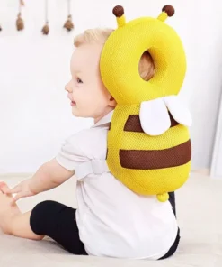 Cartoon Bee Baby Head Back Protector