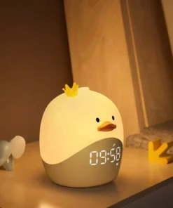 Rabbit & Duck LED Smart Alarm Clock with Night Light