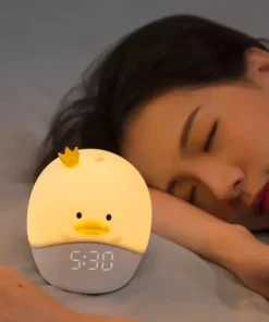 Rabbit & Duck LED Smart Alarm Clock with Night Light