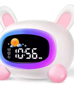 Kids’ Wake-Up and Sleep Training Alarm Clock with Soothing Sound Machine
