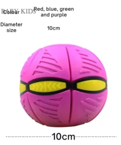 Transforming UFO Disc-to-Ball Flying Toy