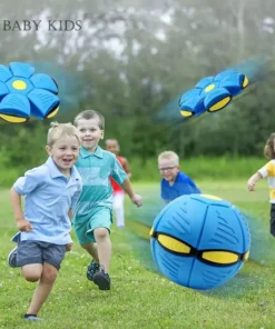 Transforming UFO Disc-to-Ball Flying Toy