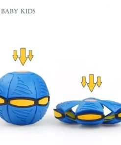 Transforming UFO Disc-to-Ball Flying Toy