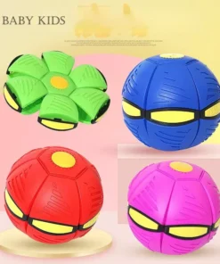 Transforming UFO Disc-to-Ball Flying Toy