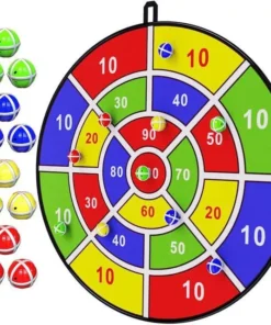 Kids Dart Board with Sticky Balls: Indoor & Outdoor Fun Game