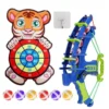 Multi-Game Slingshot & Sticky Ball Dartboard – Fun Outdoor Target Game for Kids