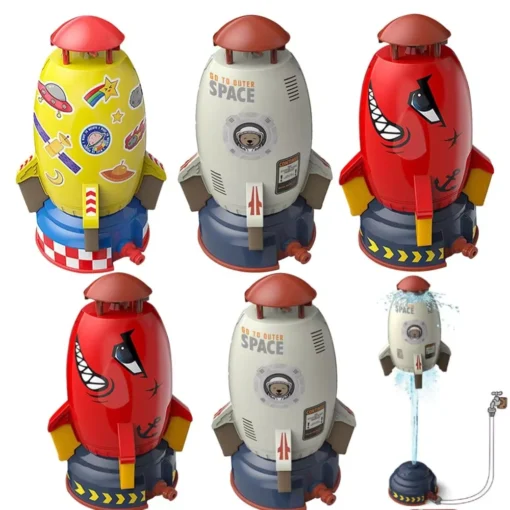 Kids’ Hydro Launch Water Rocket – Colorful Outdoor Garden Sprinkler Toy