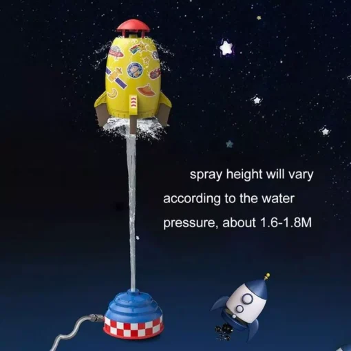 Kids’ Hydro Launch Water Rocket – Colorful Outdoor Garden Sprinkler Toy