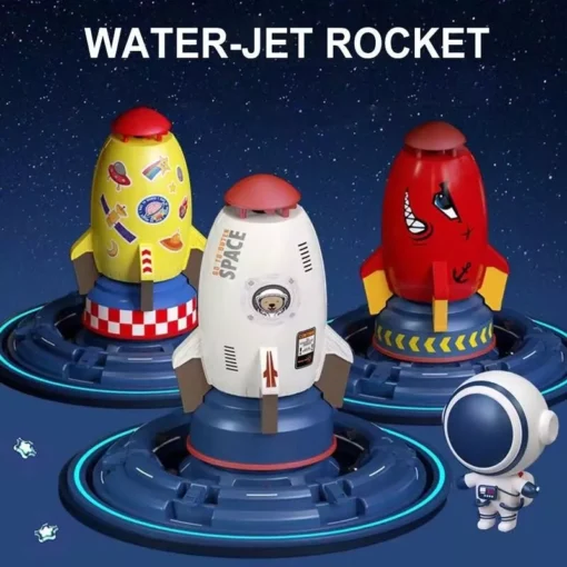 Kids’ Hydro Launch Water Rocket – Colorful Outdoor Garden Sprinkler Toy