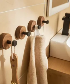 Walnut Solid Wood Single Hook