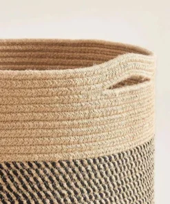Eco-Friendly Cotton Rope Laundry Hamper