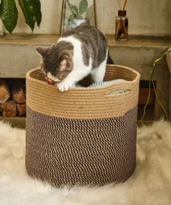 Eco-Friendly Cotton Rope Laundry Hamper