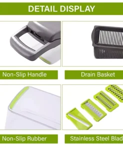 12 In 1 Manual Vegetable Chopper