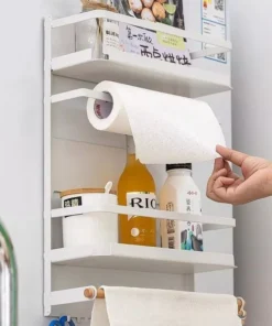 Magnet Fridge Shelf Magnetic Paper Towel Holder