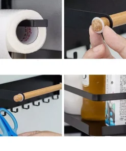 Magnet Fridge Shelf Magnetic Paper Towel Holder